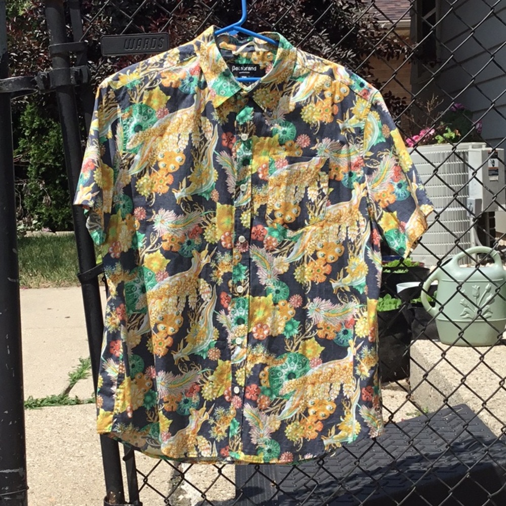 Betabrand Hawaiian Shirt - Sold Out Made in USA 2XL Long